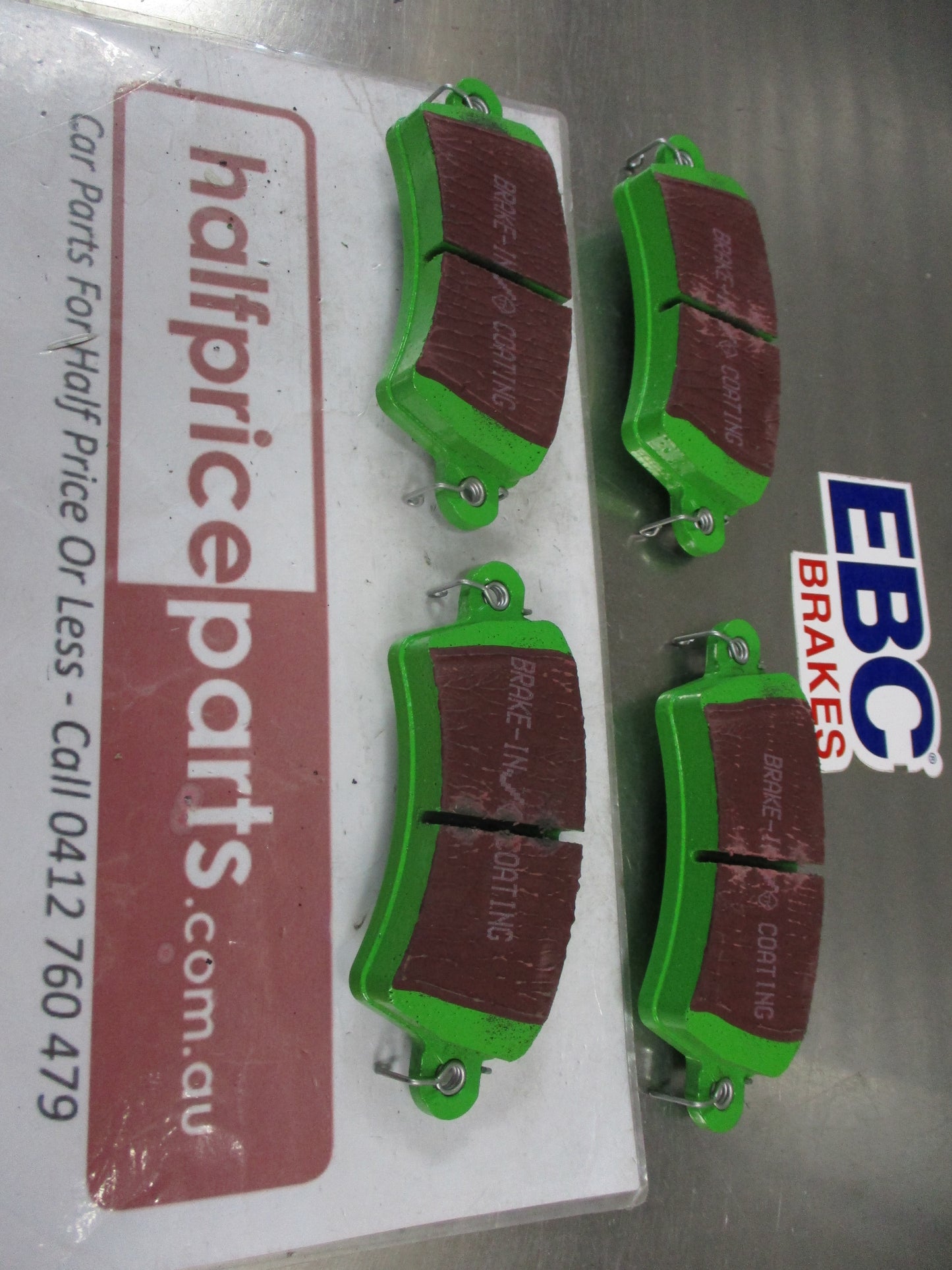 EBC Greenstuff Front Disc Brake Pad Set Suits Peugeot 206-306/Citroen Xsara New Part