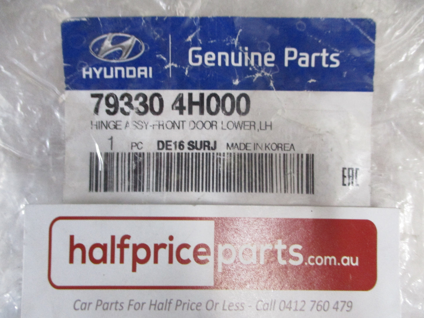 Hyundai Iload/I-Max Genuine Left Hand Lower Front Door Hinge New Part