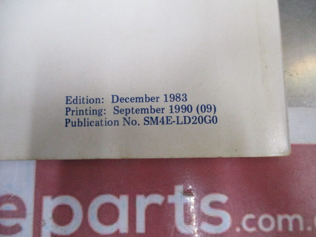 Nissan Genuine LD Series Diesel Engine LD20 & LD20T Service Manual - Used