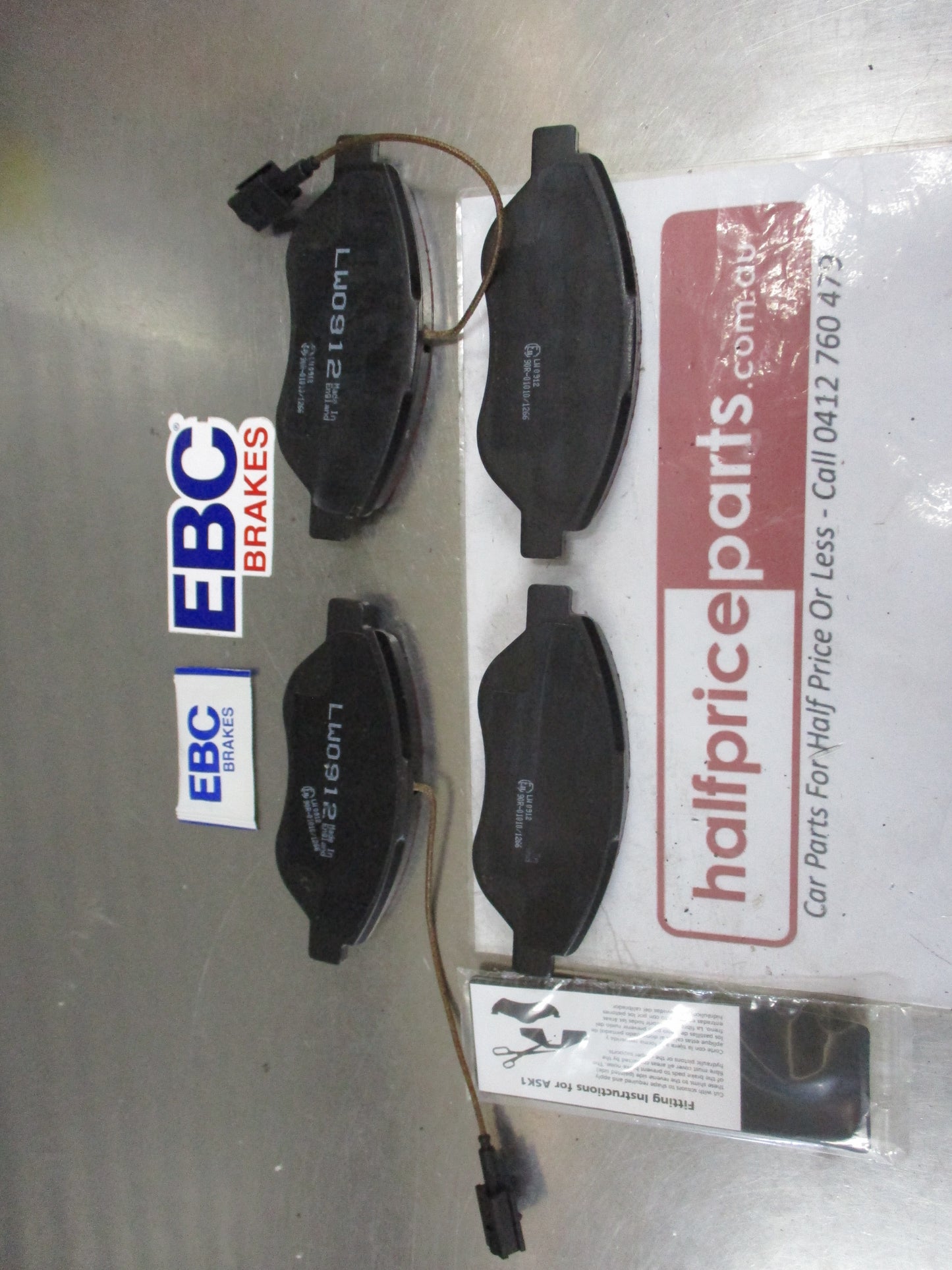 EBC Front Disc Brake Pad Set Suits Alfa Romeo Mito New Part