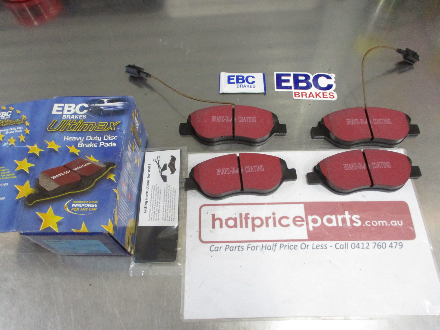 EBC Front Disc Brake Pad Set Suits Alfa Romeo Mito New Part