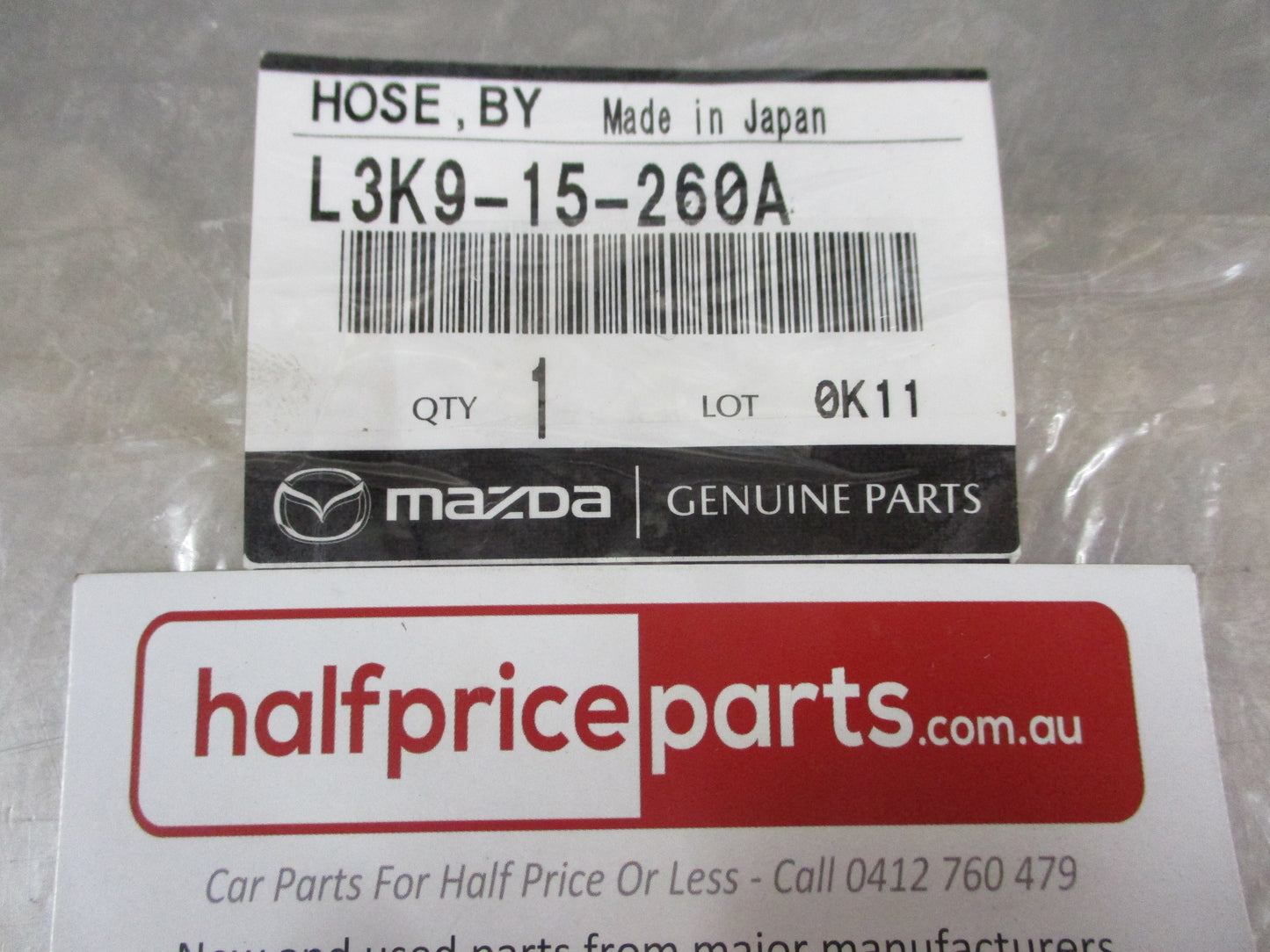Mazda 3/6/CX-7 Genuine Inter Tube Bypass Hose New Part