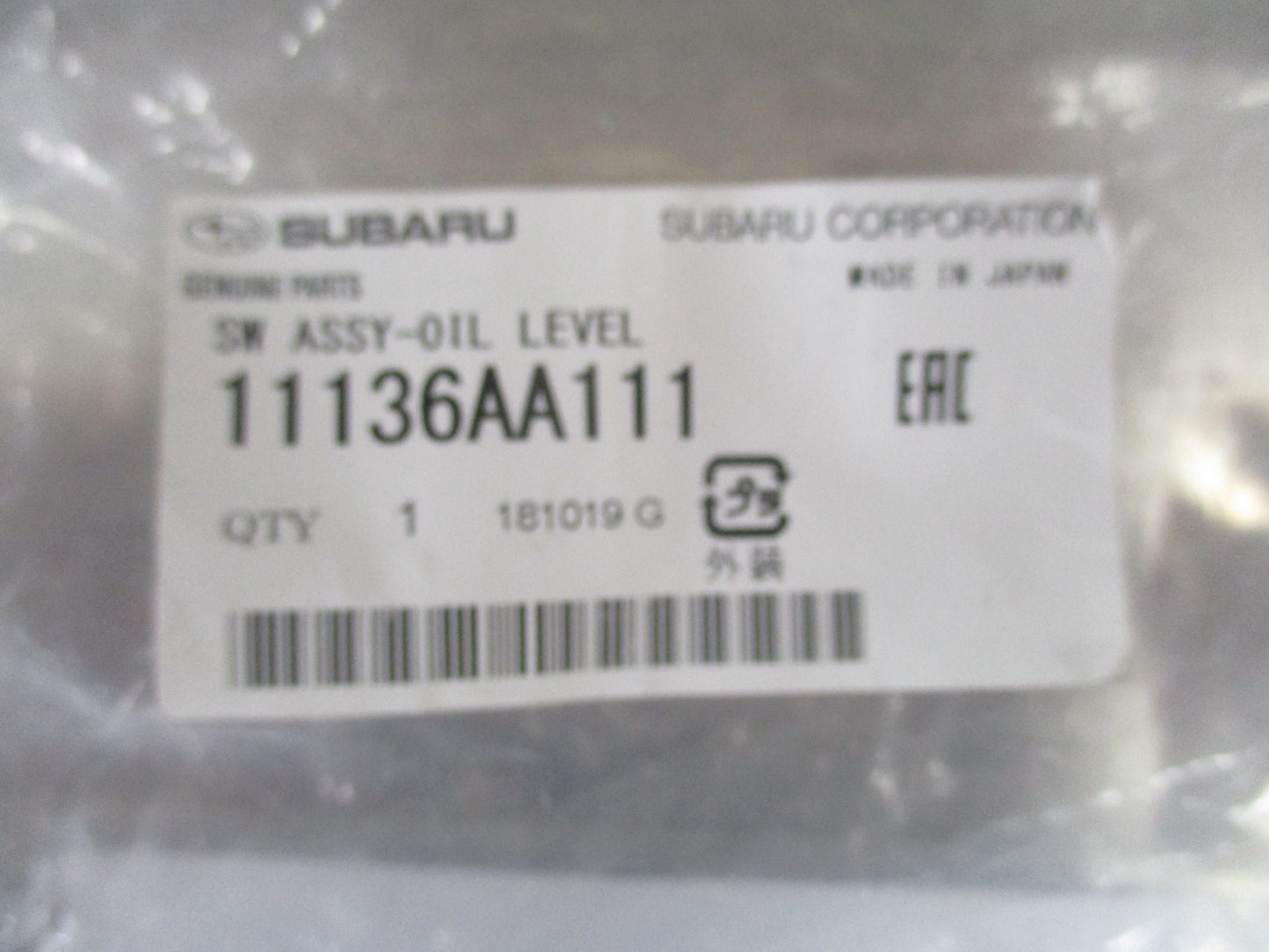 Subaru Forester / Legacy / Outback / XV Genuine Engine Oil Level Sensor New Part
