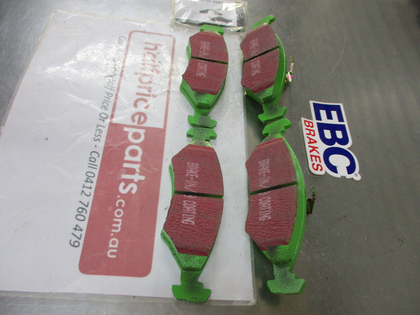 EBC Greenstuff Front Disc Brake Pad Set Suits Mazda 121-Ford Fiesta-Puma New Part