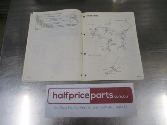 Product Bulletin Datsun Nissan Prairie Model M10 Series Service Manual -  Used Part