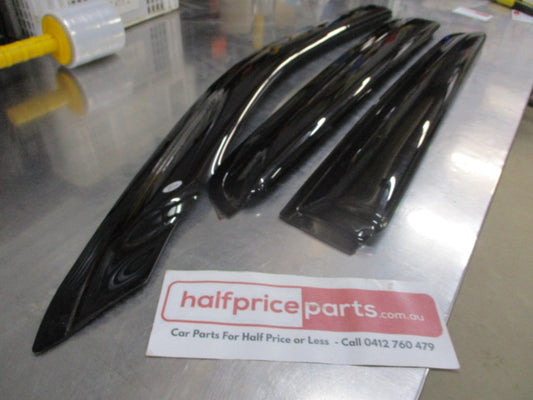 Ford Ranger PX Genuine Tinted Weather Shields Set Of 3 (Replacement Only No Fitting Kit Can Be Stuck On)New Part
