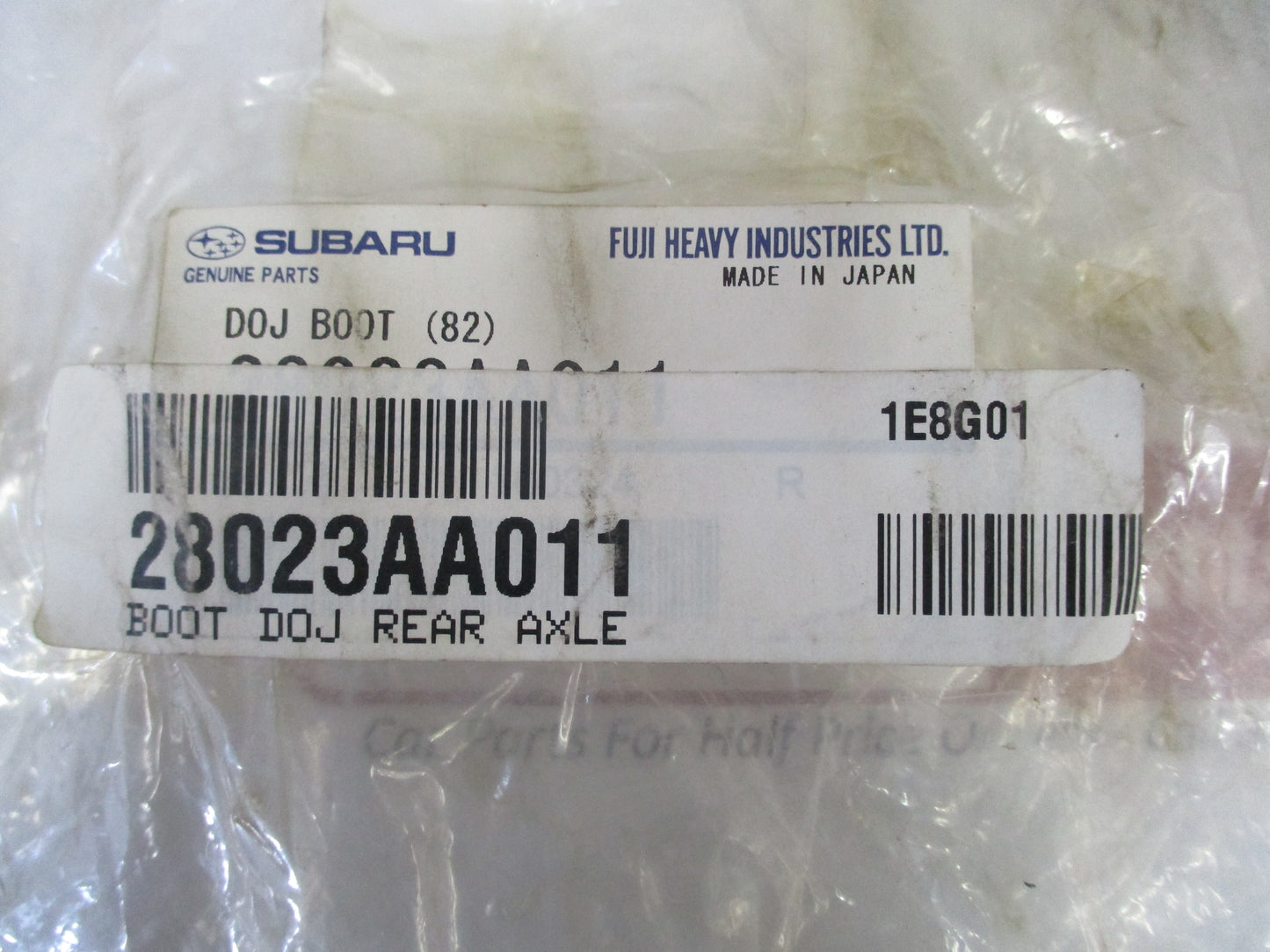 Subaru WRX / Liberty / Forester Inner Drive Shaft Boot New Part