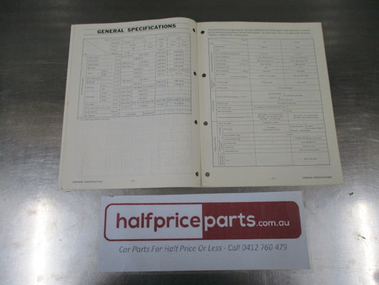 Nissan H40 Series Modification Information Bulletin Vol.114 - Used