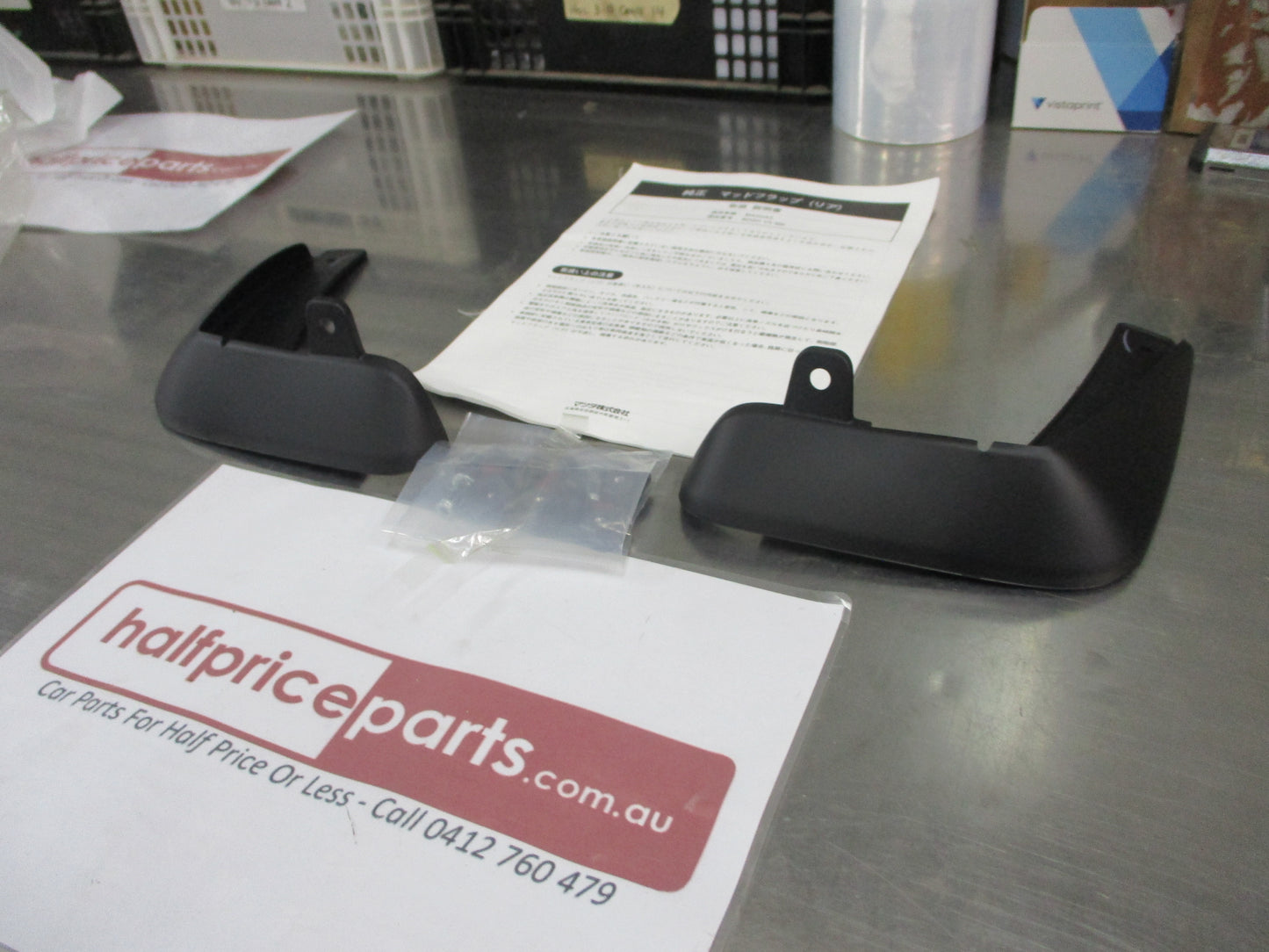 Mazda 3 Sedan Genuine Rear Mud Flap Set New Part