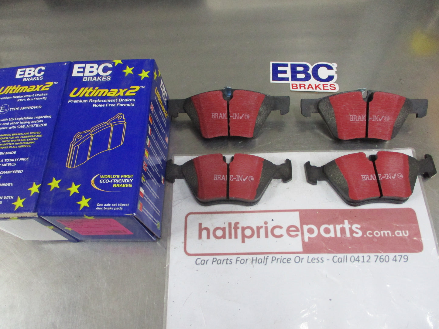 EBC Front Disc Brake Pad Set Suits BMW Series-1-5-Alpina New Part