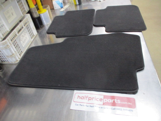 Ford FG Falcon G6/G6E Genuine Set Of 3 Carpet Mat Set (Black) New Part