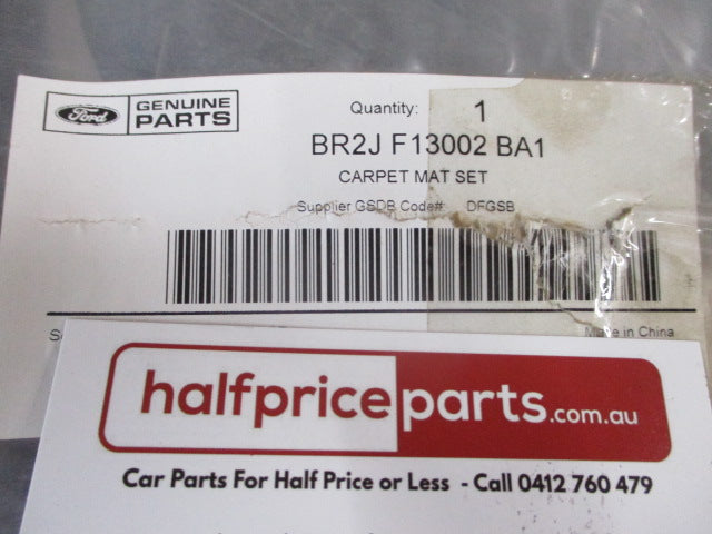 Ford FG Falcon G6/G6E Genuine Set Of 3 Carpet Mat Set (Black) New Part