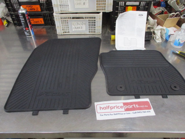 Ford Focus LW MKII Genuine Front Heavy Duty Rubber Mat Set New Part