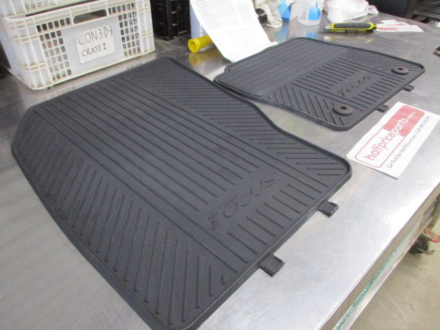 Ford Focus LW MKII Genuine Front Heavy Duty Rubber Mat Set New Part