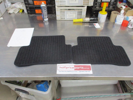 Mercedes Benz C205 Coupe Genuine Rear Velour Floor Mat Set New Part