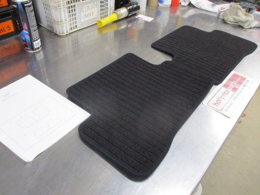 Mercedes Benz C205 Coupe Genuine Rear Velour Floor Mat Set New Part