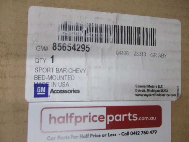 Holden GM Silverado 1500 Genuine Rear Sports Bar With Silverado Script New Part