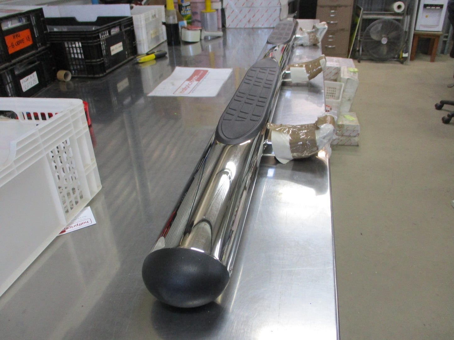 VW Amarok Genuine Dual Cab Chrome Right Hand Replacement Side Steps New Part