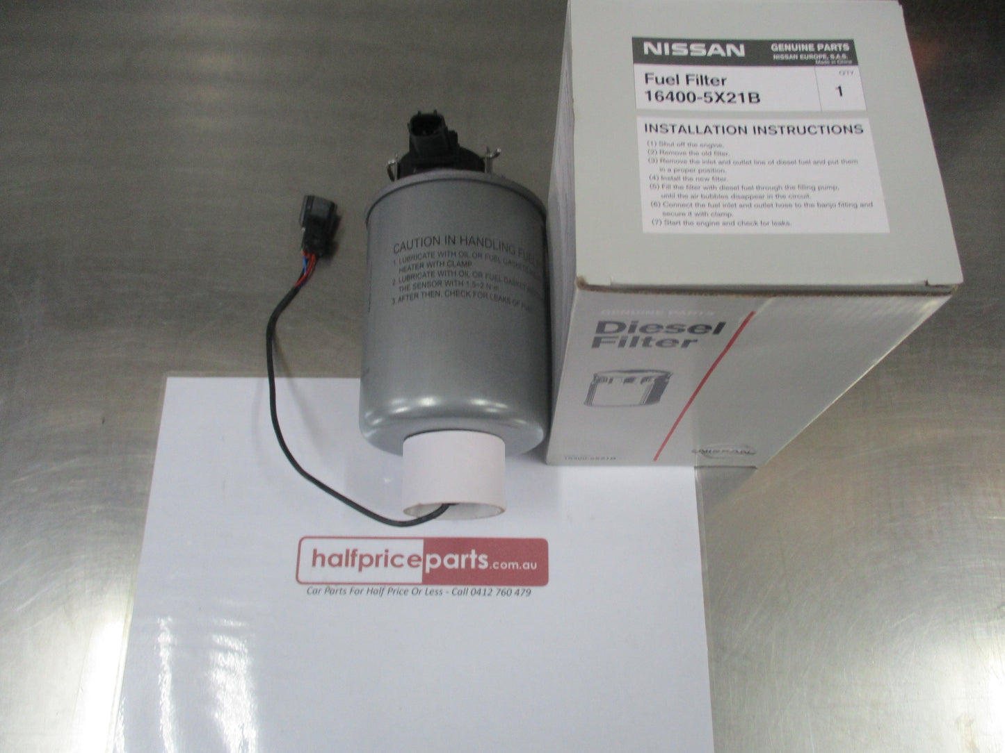Nissan Navara D40 / Pathfinder Genuine Spanish Built V9X Diesel Filter New Part