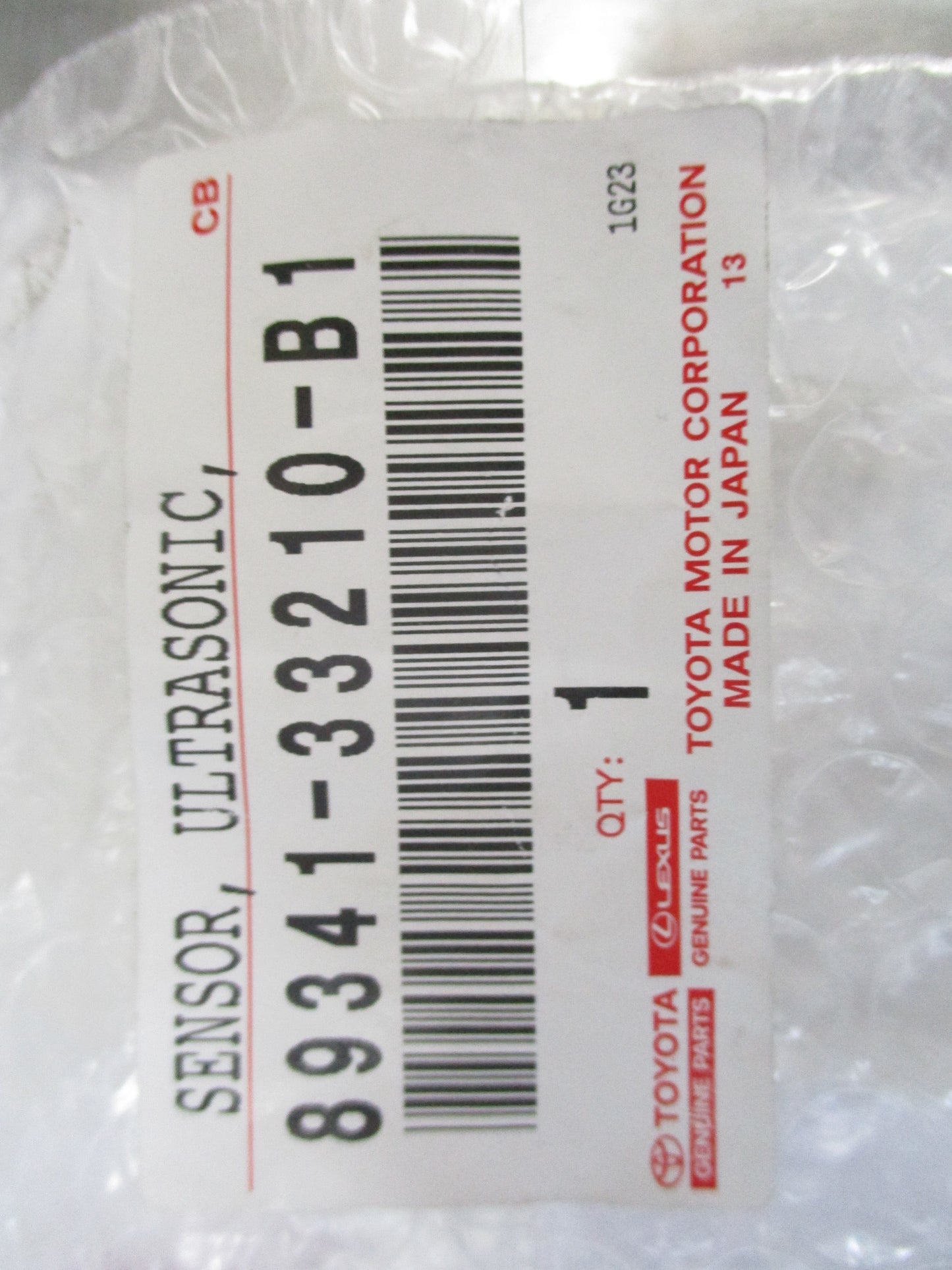 Lexus RX350 / RX450h Genuine Ultrasonic Parking Assist Sensor New Part