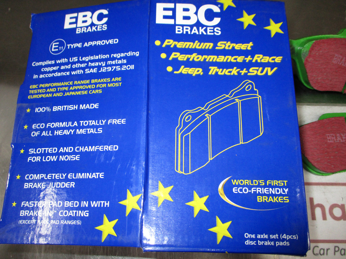 EBC Greenstuff Front Disc Brake Pad Set Suits Lotus 2-Elese-Exige-Opel Speedster New Part