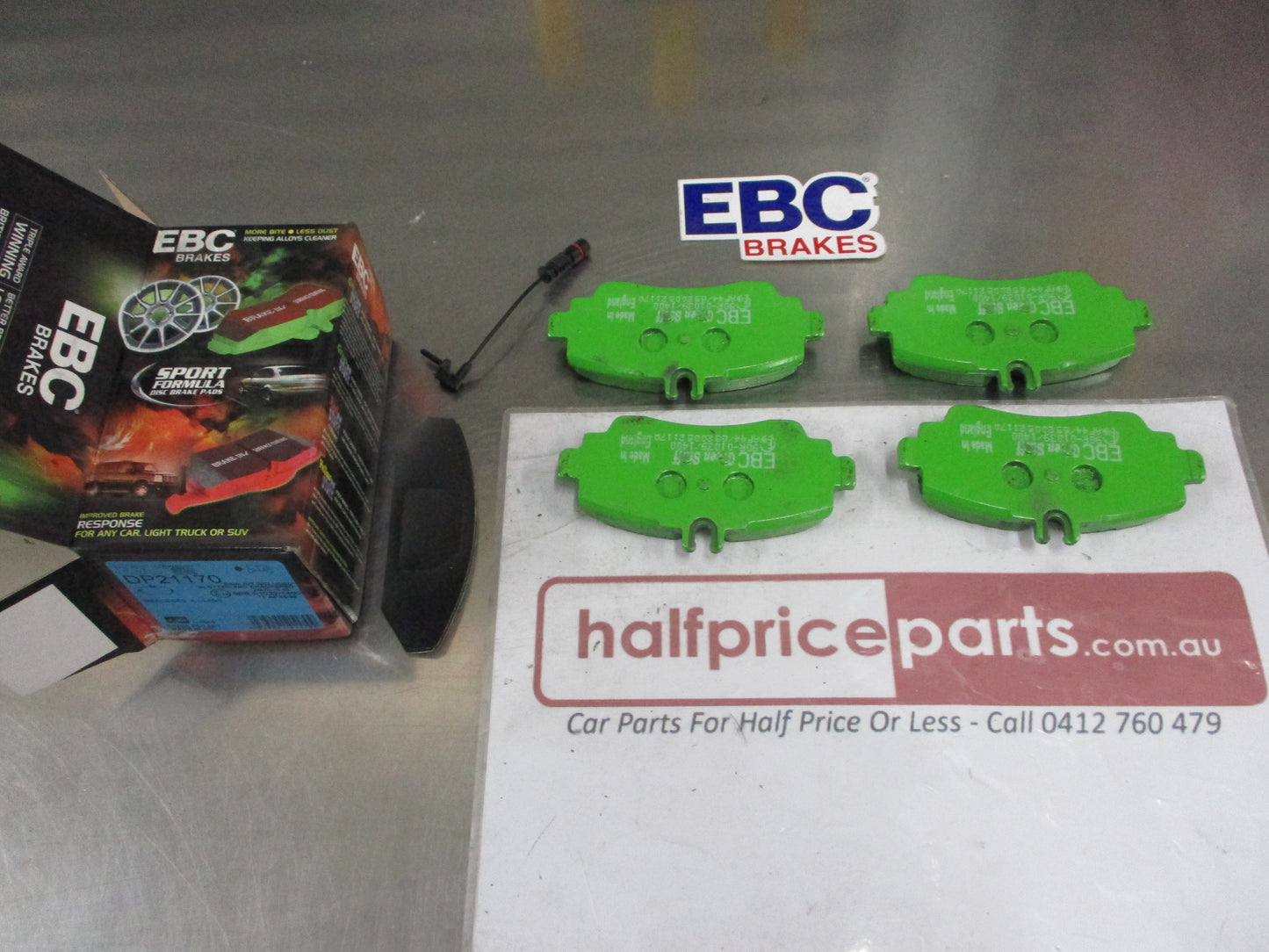 EBC Greenstuff Front Disc Brake Pad Set Suits Mercedes Benz A-Class New Part