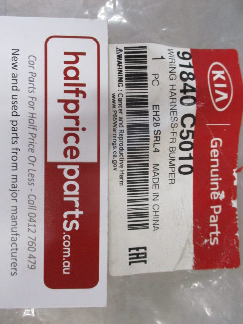 Kia Sorento Genuine Front Bumper Wiring Harness New Part