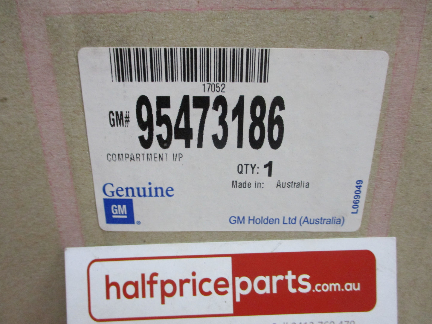 Holden JH Cruze Sedan Genuine Glove Box Assembly New Part