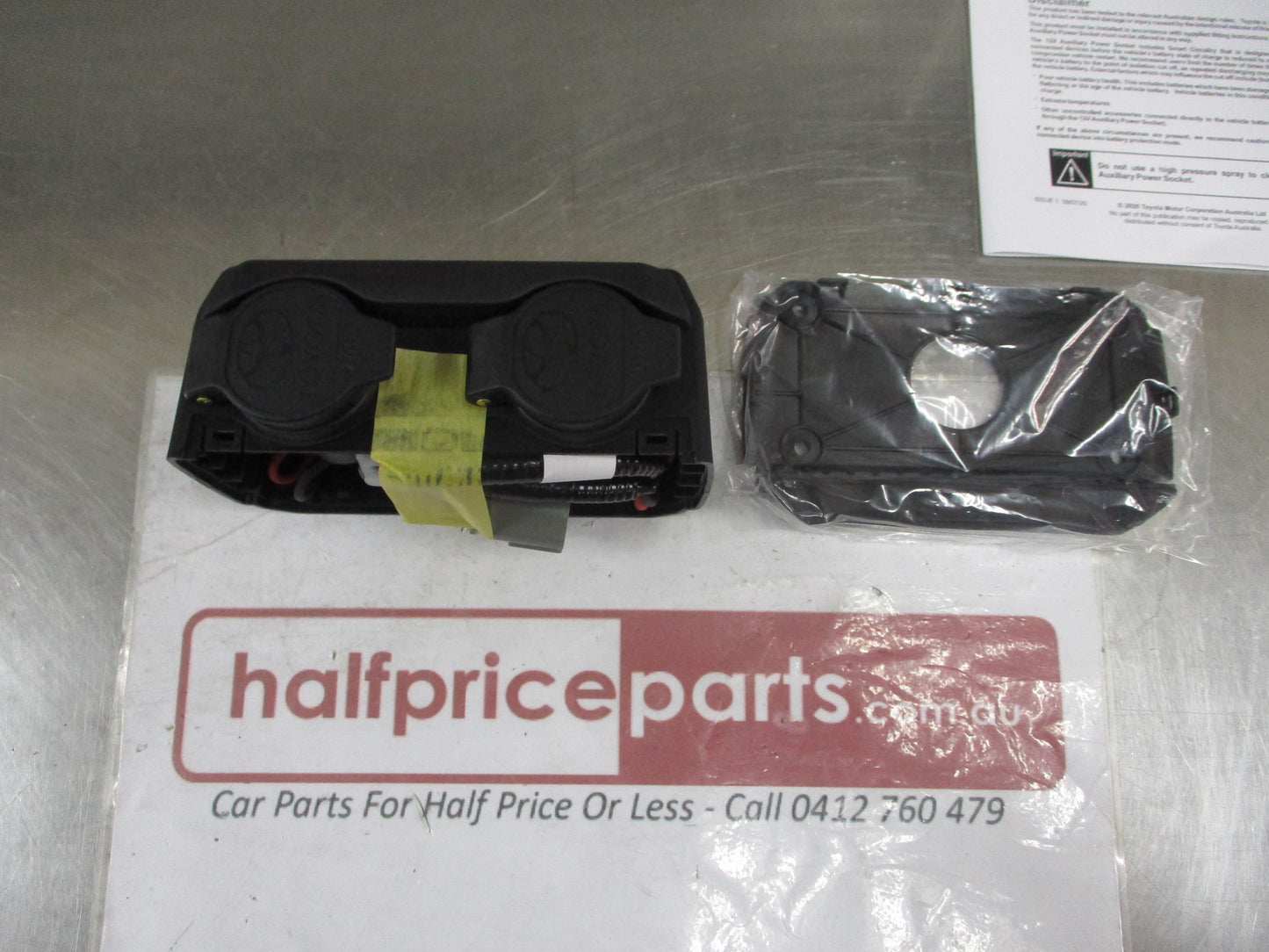 Toyota Hilux SR/Workmate D/C-E/C Genuine Auxiliary Power Socket Kit 12 Volt New Part