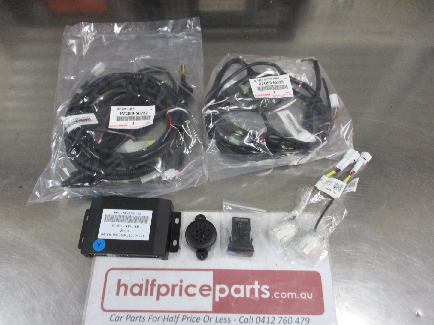 Toyota Prado GX-GXL Genuine Front Corner Park Assist (Glacier White) New Part