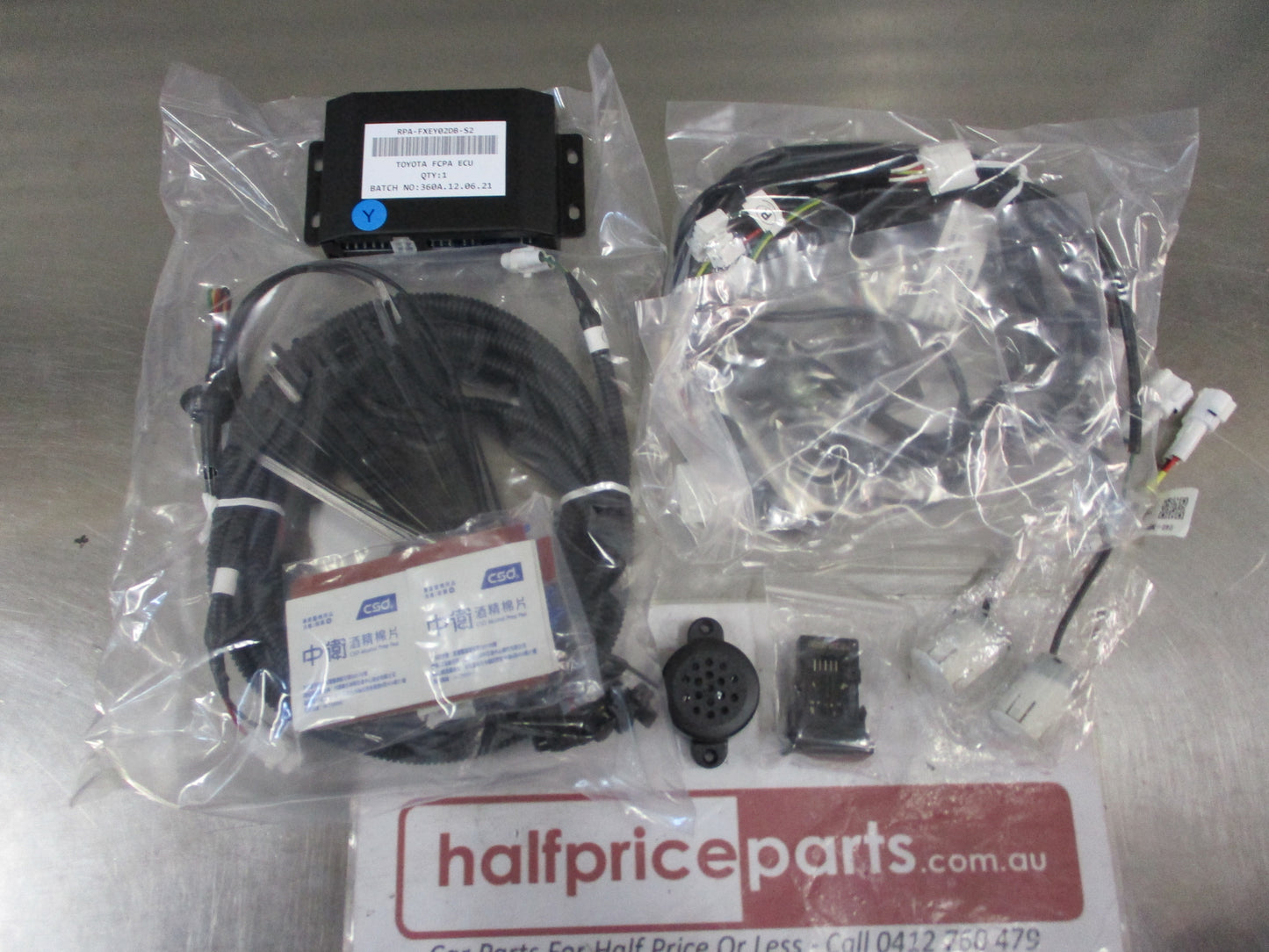 Toyota Prado GX-GXL Genuine Front Corner Park Assist (Glacier White) New Part