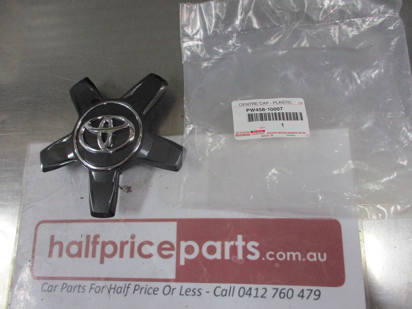 Toyota Hilux Genuine Alloy Wheel Centre Cap 17 Inch (Dark Grey) New Part