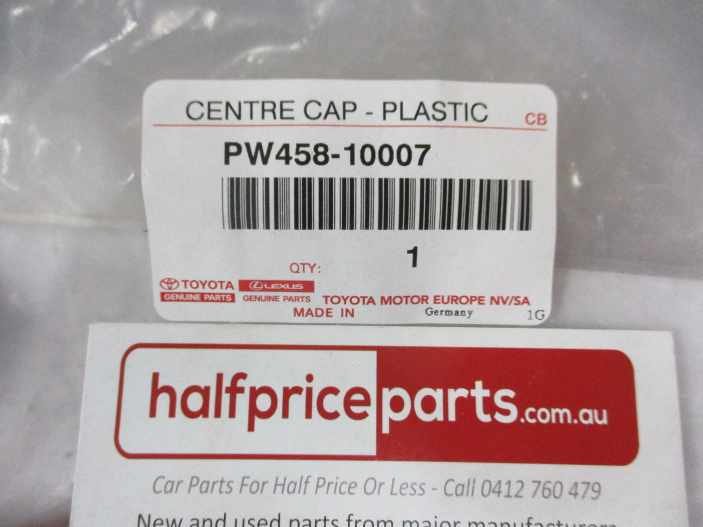 Toyota Hilux Genuine Alloy Wheel Centre Cap 17 Inch (Dark Grey) New Part