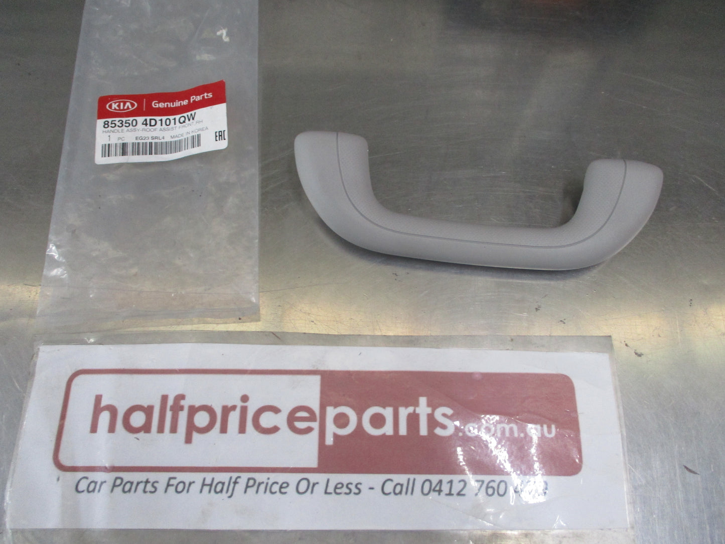 Kia Carnival Genuine Drivers Front Roof Handle Gray Assembly New Part