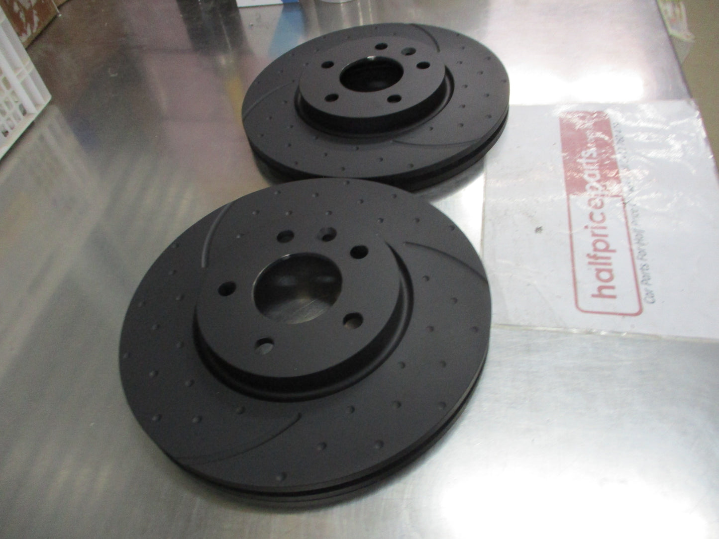 RDA Front Disc Brake Rotors (Pair)Suits Holden JG Ctuze Slotted-Dim New Part