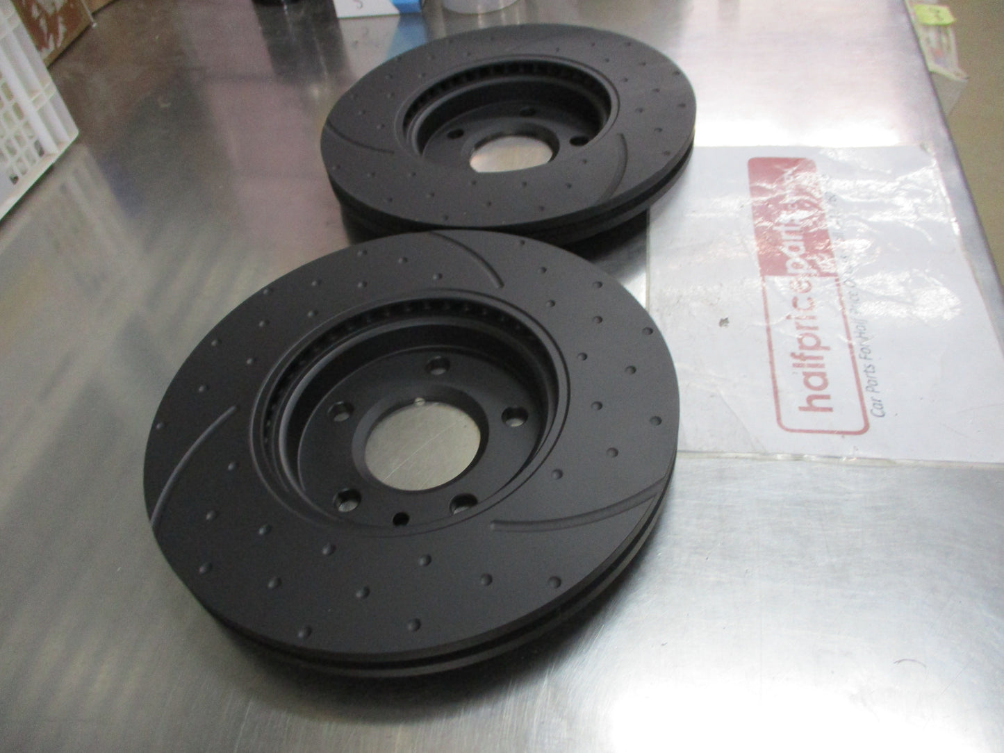 RDA Front Disc Brake Rotors (Pair)Suits Holden JG Ctuze Slotted-Dim New Part