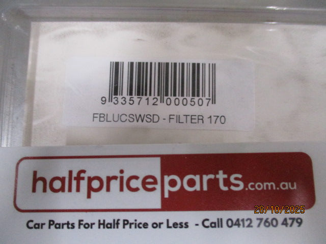 Light Force Striker Halogen/HID Crystal Blue Filter -Spot Cover 170mm - New Part