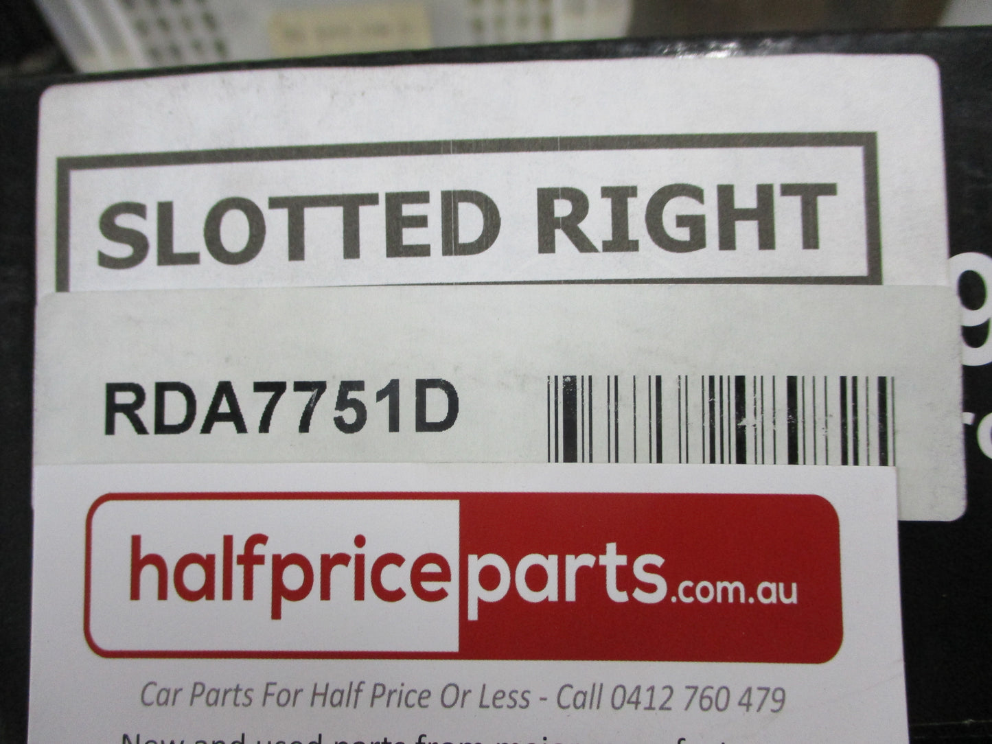 RDA Front Disc Braake Rotors (Pair) Slotted-Dimpled Suits Ford F350-F250 New Part