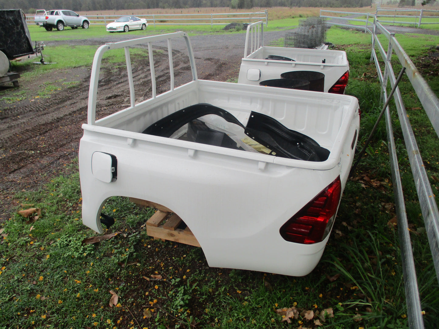 Toyota Hilux SR Dual Cab Genuine J-Deck Tub With Tail Lights New Part
