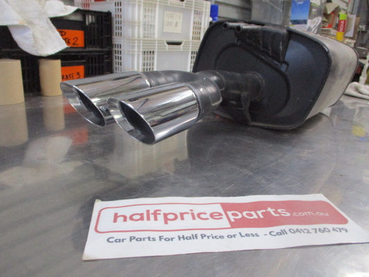 Holden VE Commodore/WM Statesman L77 V8 Genuine Right Hand Muffler With Chrome Tips New Part