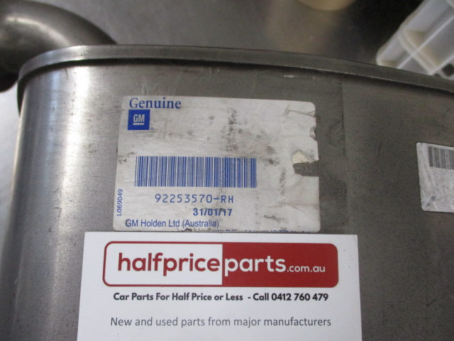 Holden VF Commodore/WN Statesman V8/L27 Genuine Right Hand Rear Muffler With Chrome Tips New Part