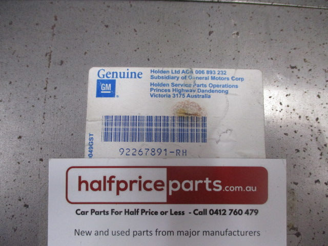 Holden VE V8 Commodore/WM Statesman Genuine Right Hand Rear Exhaust With Chrome Tips New Part