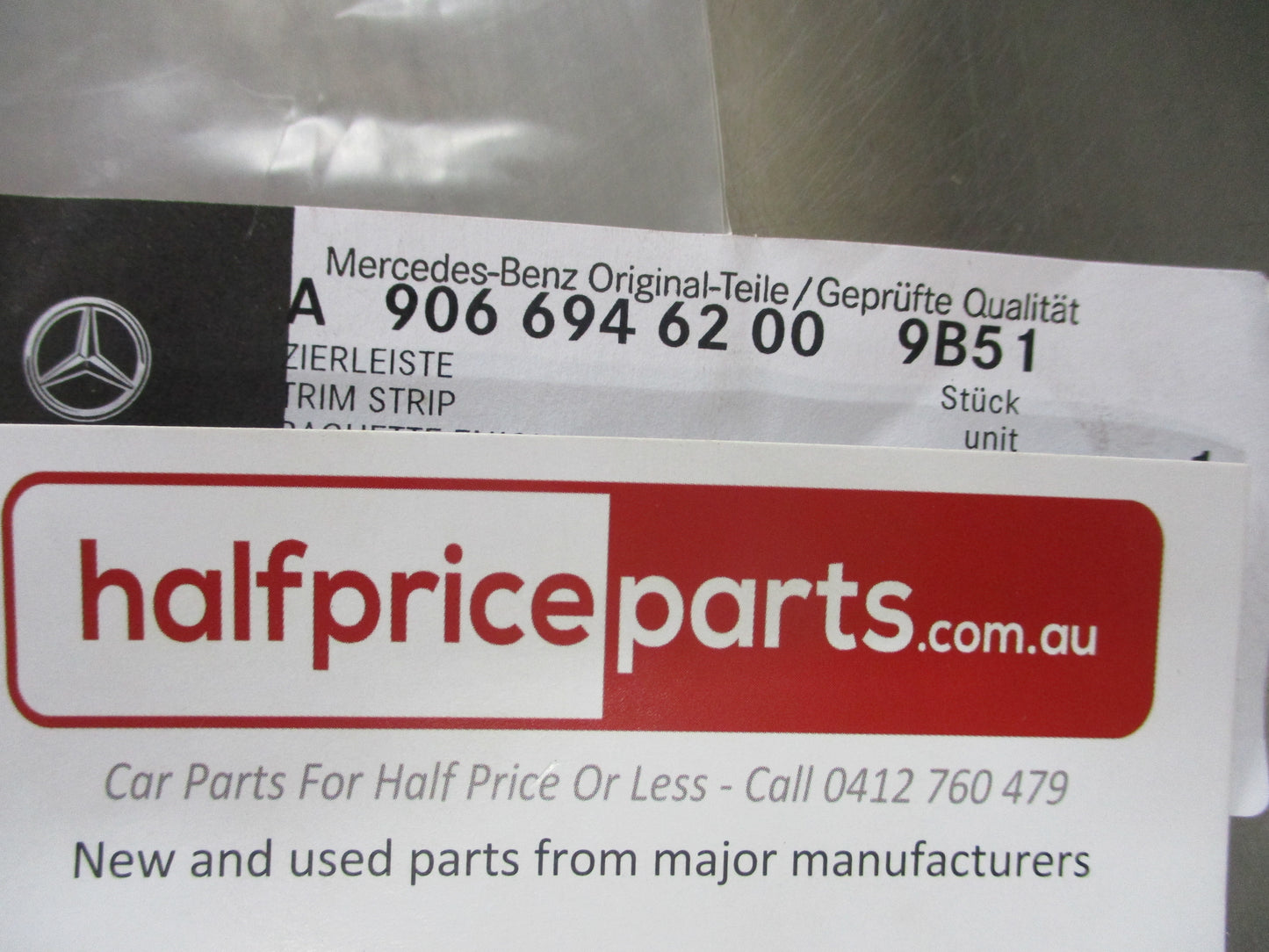 Mercedes Benz Sprinter 2500/3500 Genuine Passenger Side Front Guard New Part