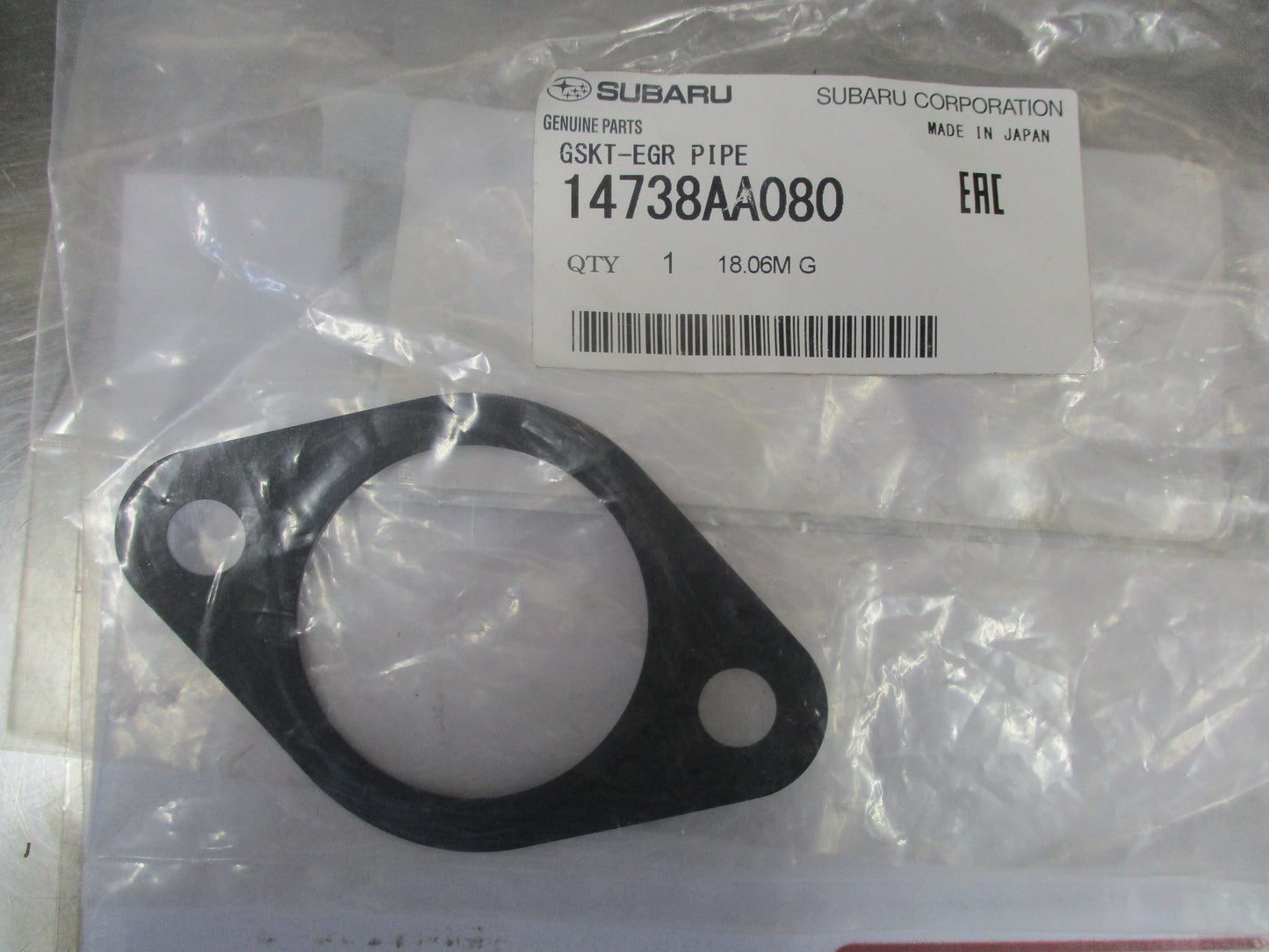 Subaru Forester / Legacy / Outback Genuine EGR Valve Gasket New Part