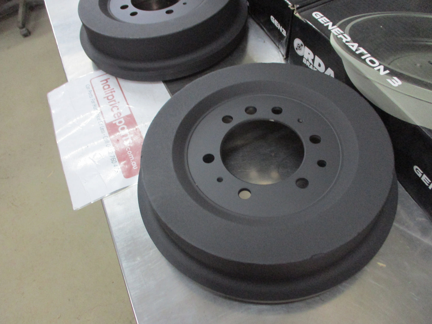 RDA Front Brake Drums (Pair) Suits Toyota Landcruiser BJ40 New Part