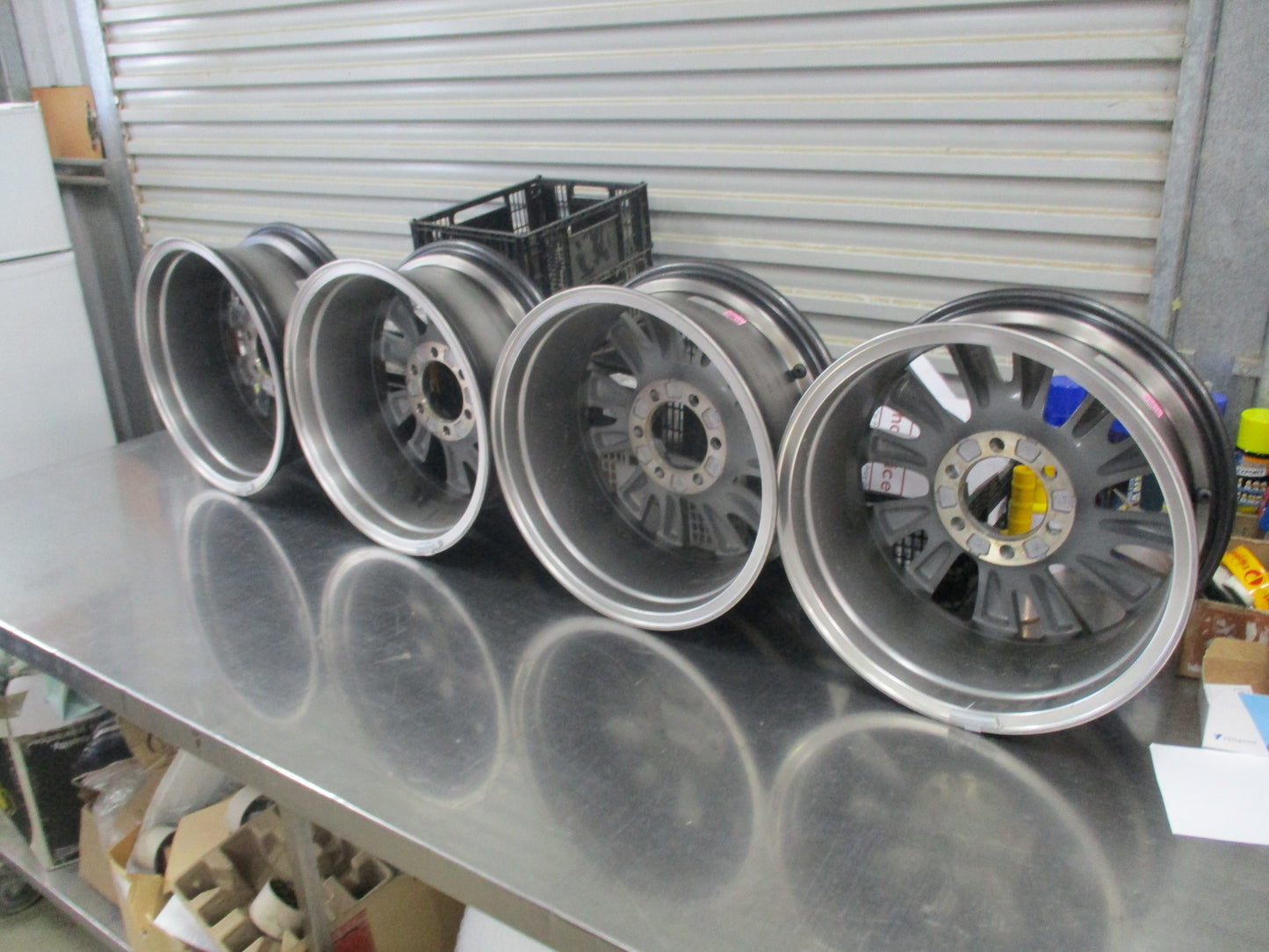 Toyota Fortuner/Hilux Genuine Set Of 4 Alloy Wheels No C/Caps Used Part VGC