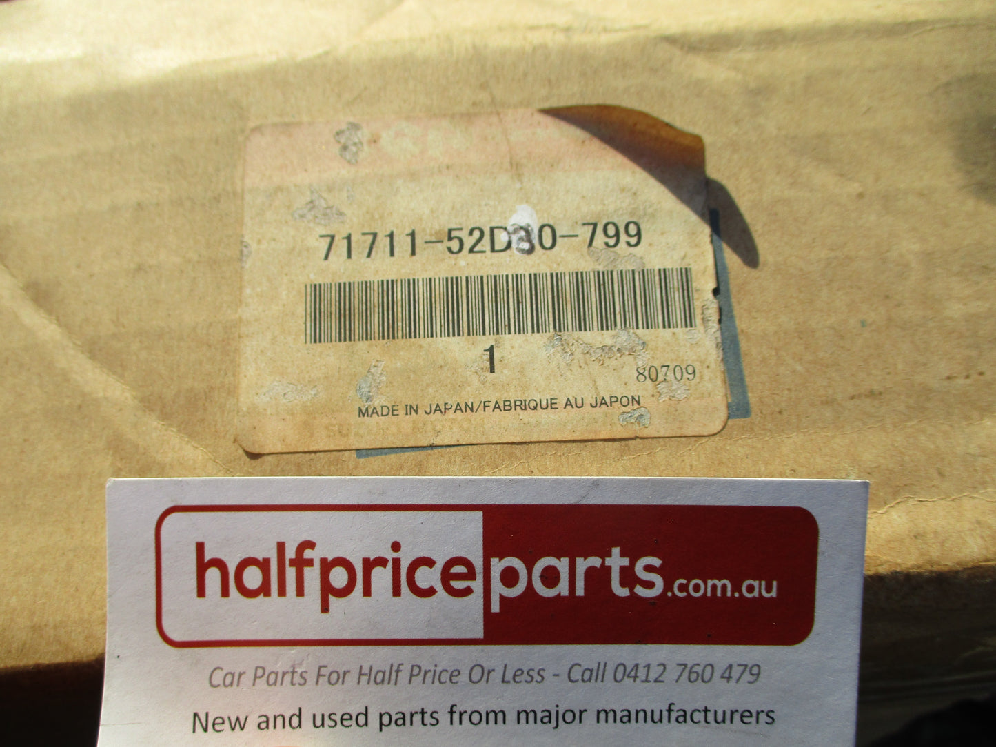 Suzuki Vitara XL7 Genuine Front Bumper Bar Cover (Factory Black) New Part