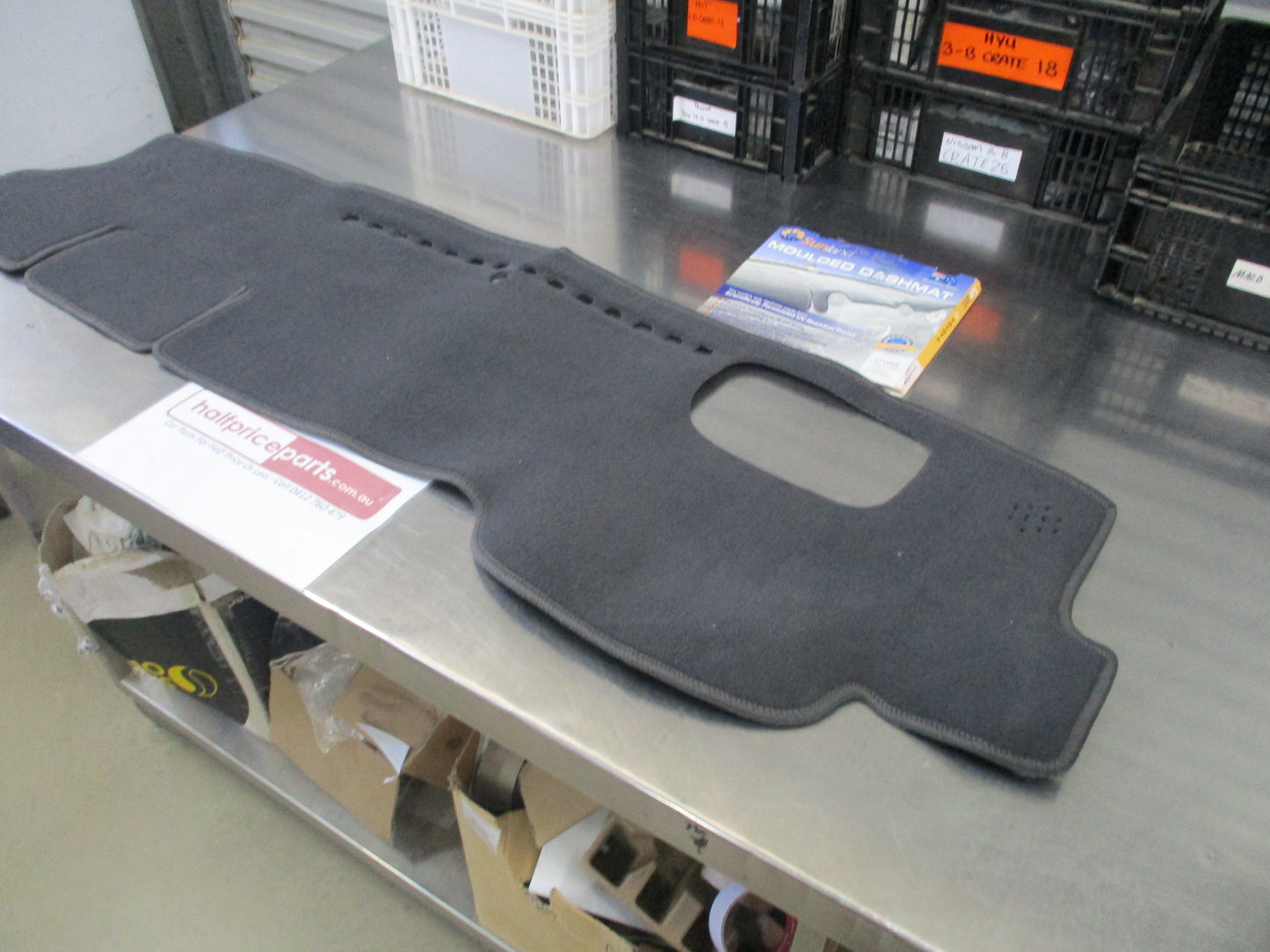 Sunland Toyota Camry Dash Mat With Heads Up Display - Charcoal Grey - New Part