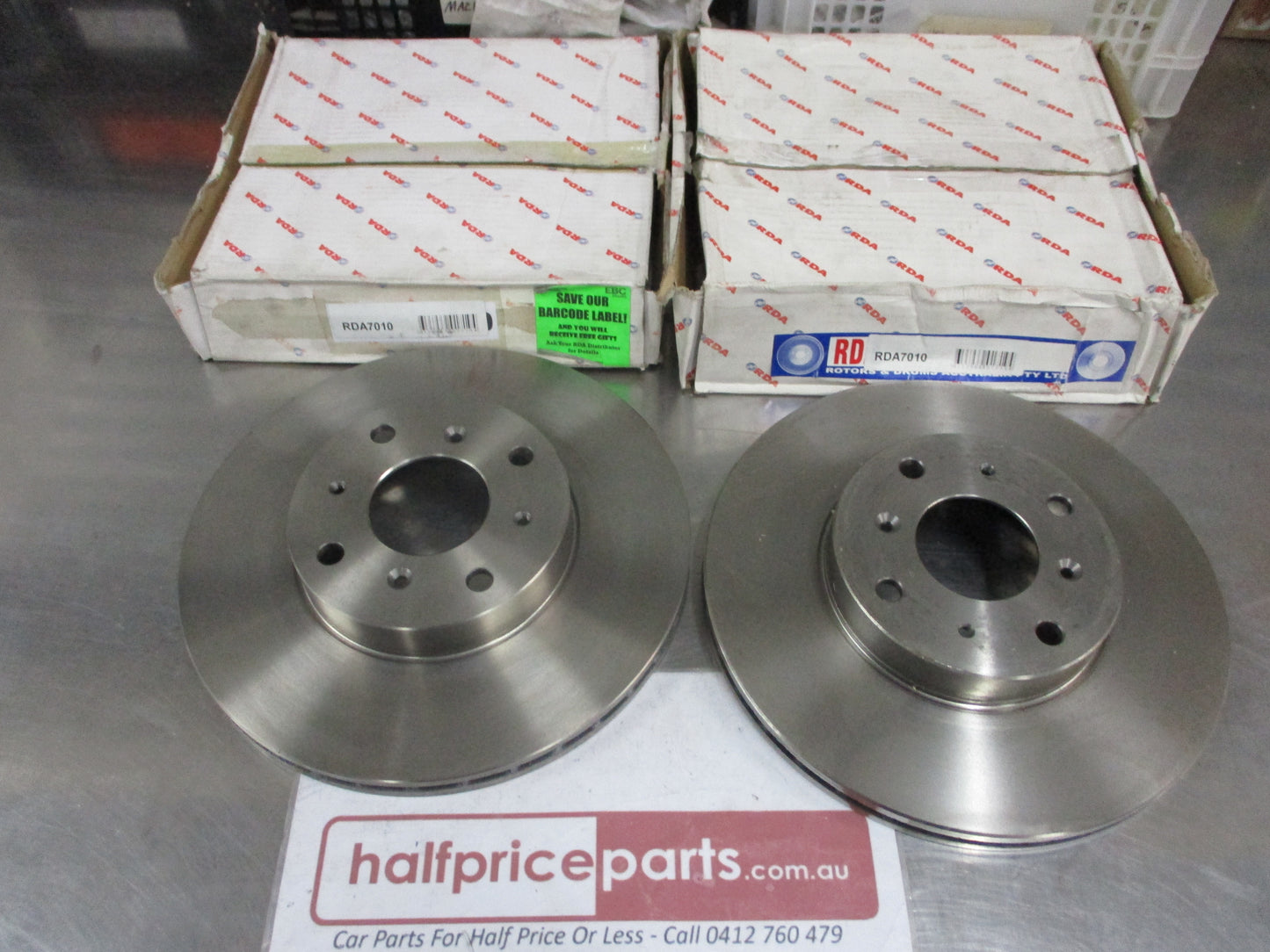 RDA Front Disc Brake Rotors Standard (Pair) Suits Rover 800 New Part