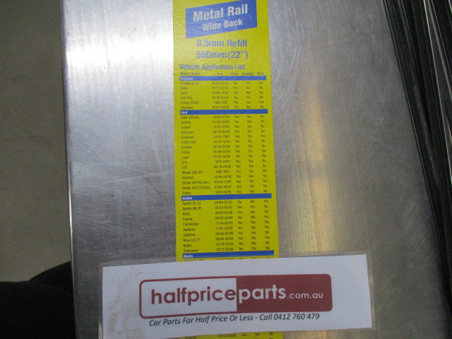 Triton MRW22-20 Wiper Refill Metal Rail Wide Back 520mm-22 Inch - New Part